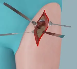 Minimally invasive hip replacement technique